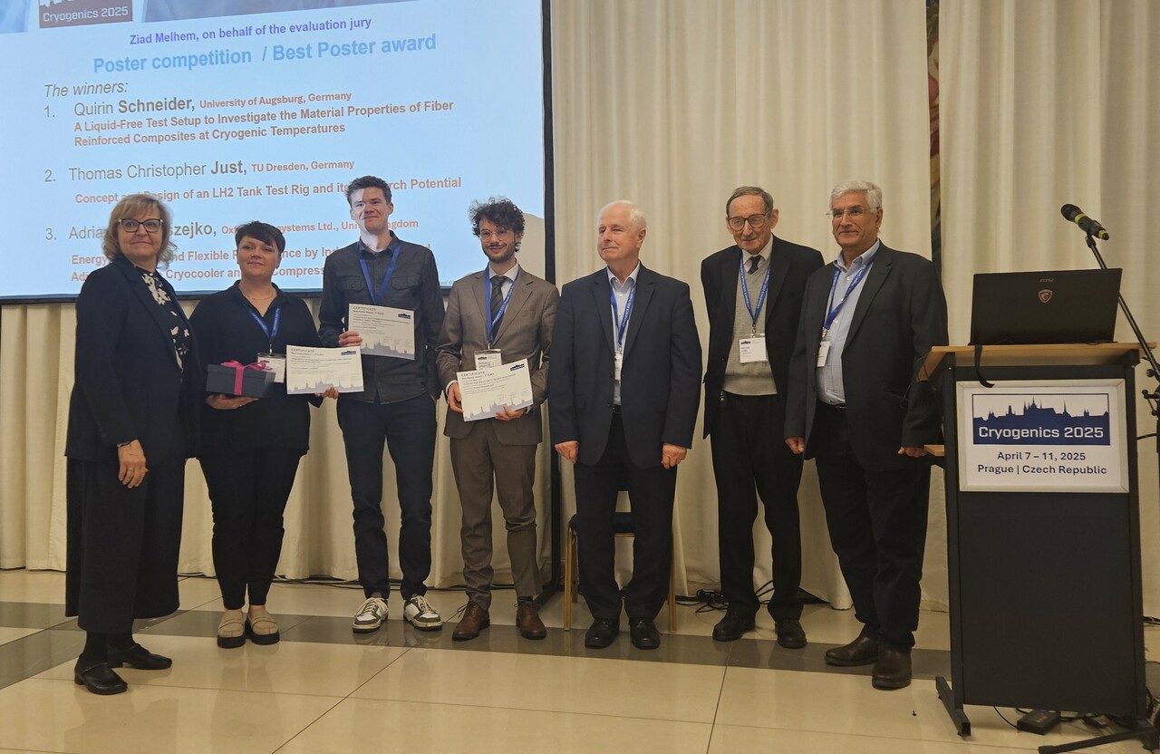 Winners of the best poster award