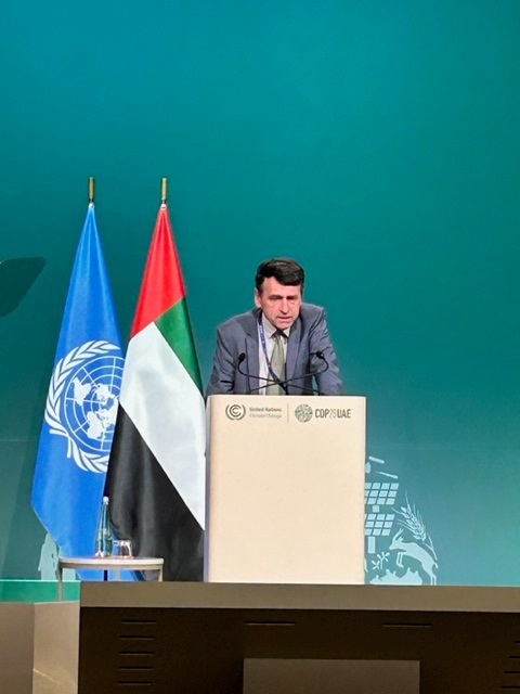 Didier Coulomb during his speech