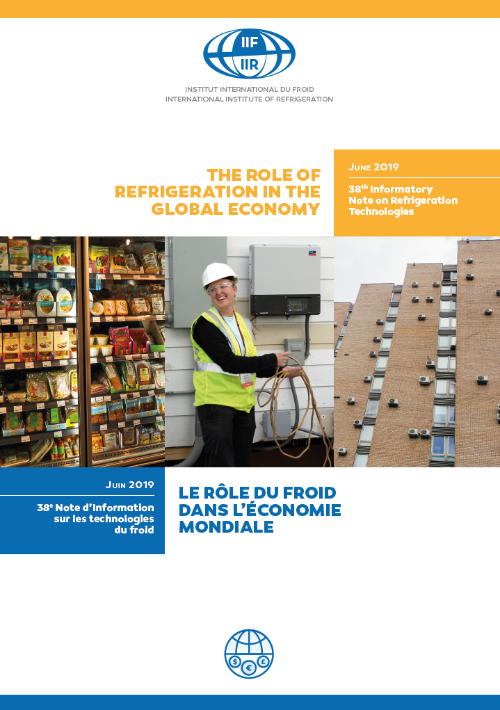 Cover of the Note on the role of refrigeration in the economy